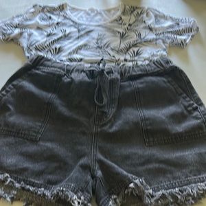 NWT Jean shorts 2xl
